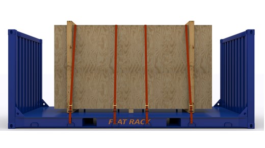 Contenedor Flat Rack